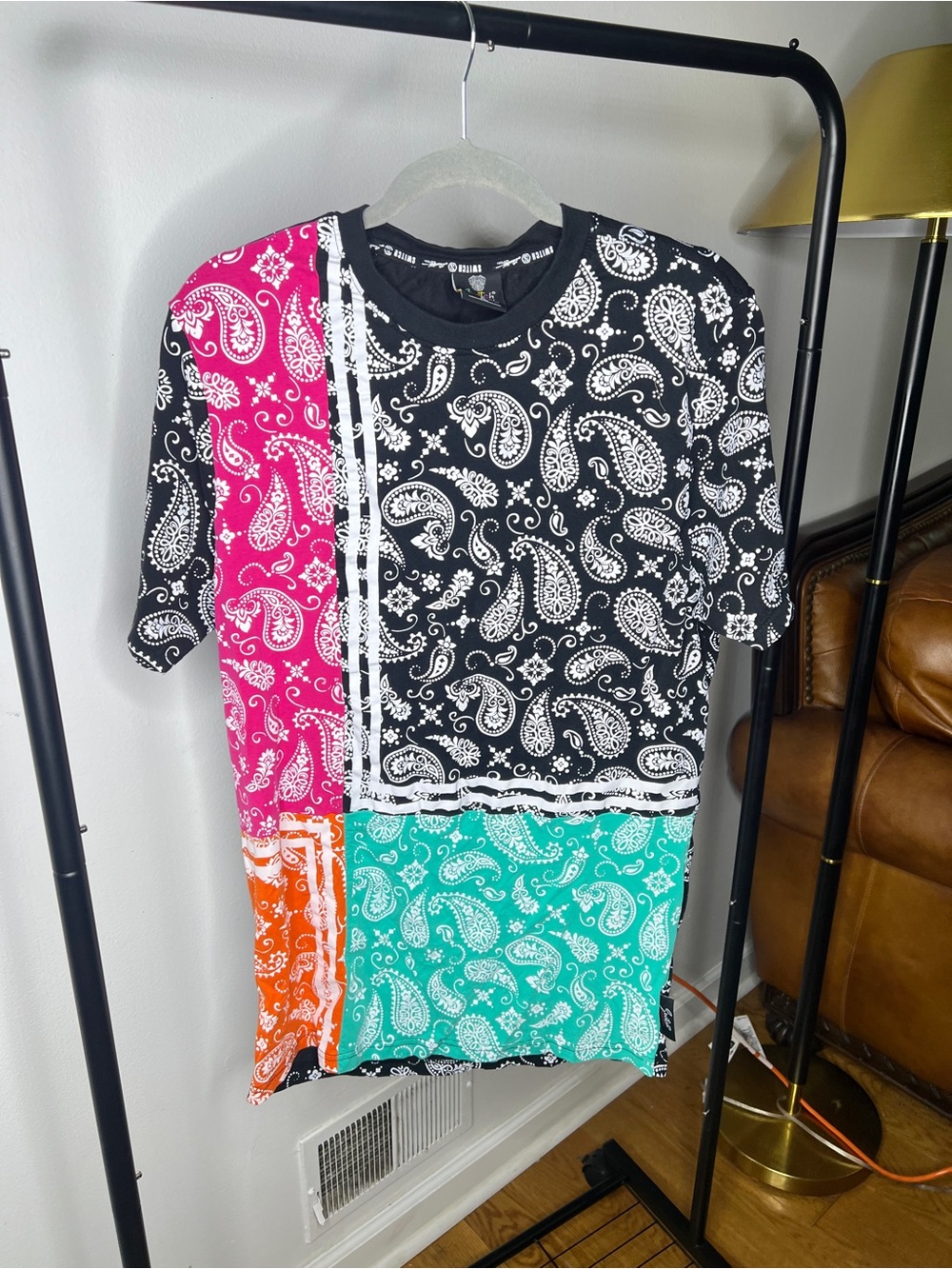 Switch Black Bandana Print Tee